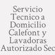 Logo Servicio Tecnico a Domicilio Calefont y Lavadoras Autorizado Sec_11795