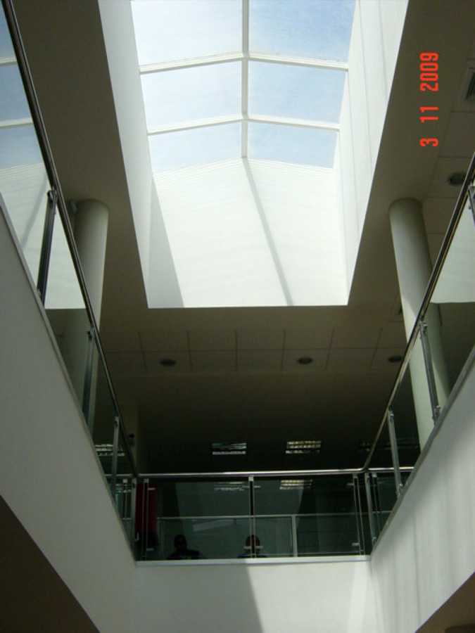 Detalle hall interior BancoEstado