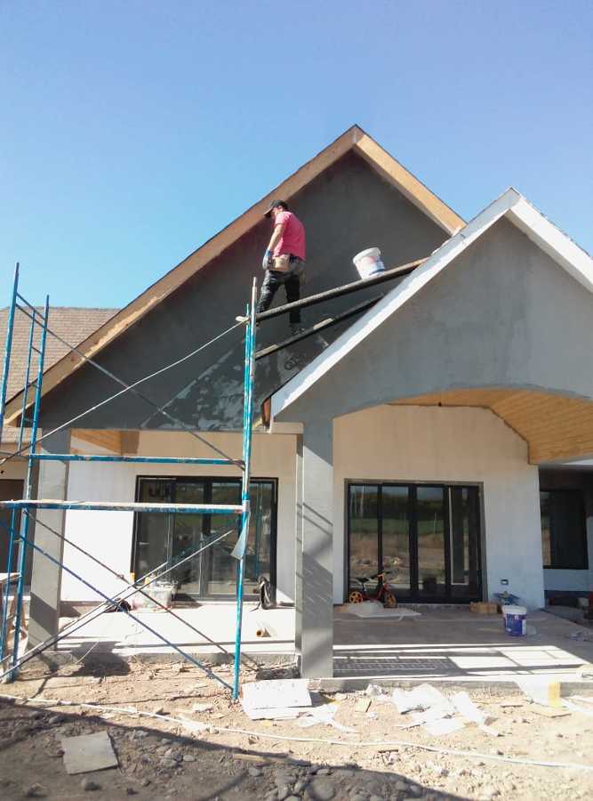Fachada en chale las mercedes