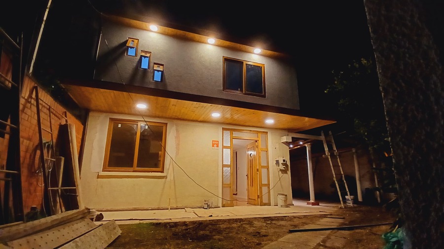 Fachada en construcción