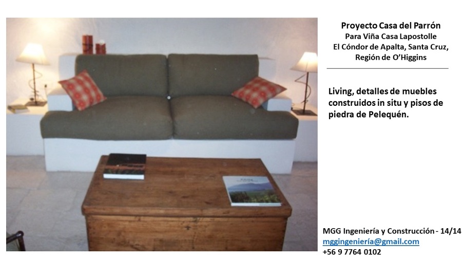 Proyecto Restauración Casa del Parrón, para Viña Casa Lapostolle