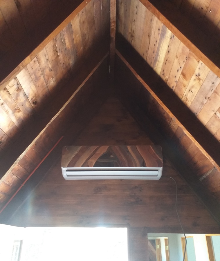 instalacion de esplit muro marca ika de 36000btu