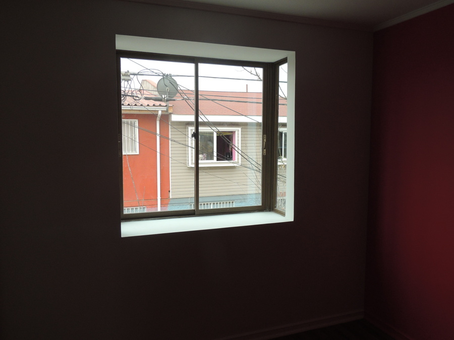 ventana de aluminio tipo bow windows interior