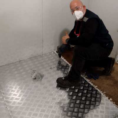 Reparación de cámara de frío en la moneda (casa presidencial)