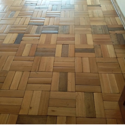 palmetas ya pegadas y listas para el pulido