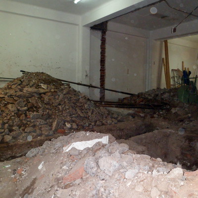 Demolición edificio