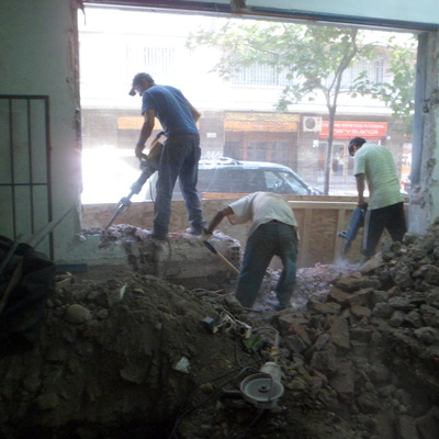 Demolición edificio