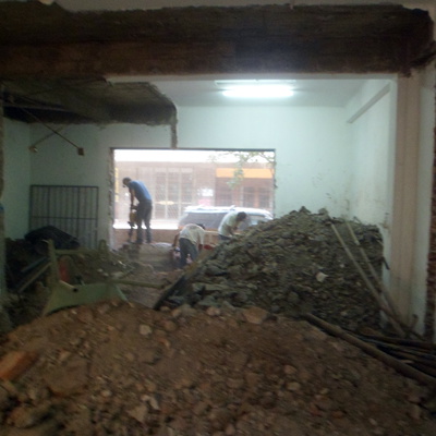 Demolición edificio