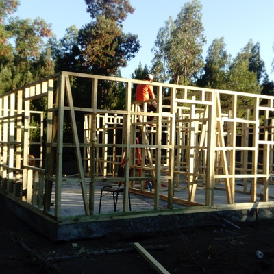 construcción armado de paneles