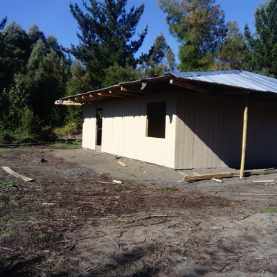 construcción armado de paneles y revestimiento exterior