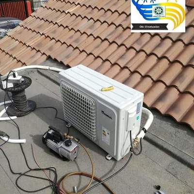 Unidad exterior instalada