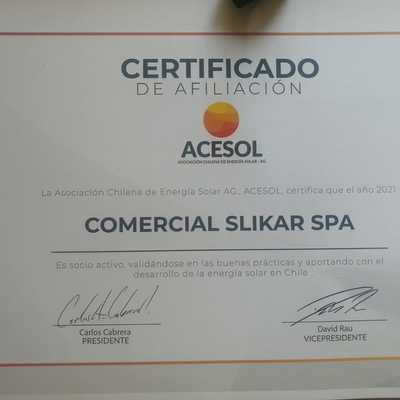 ACESOL certifica nuestras buenas prácticas de instalación