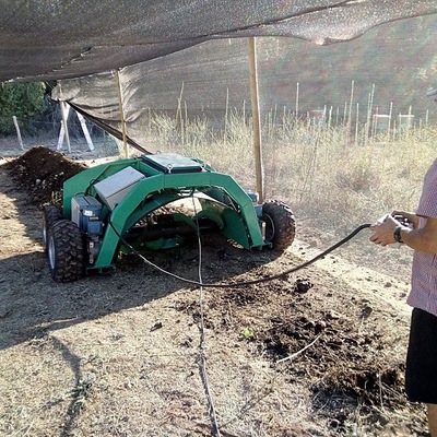 Volteadora de compost eléctrica