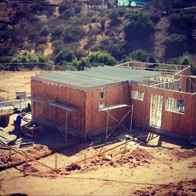 Vivienda San Isidro en construcción