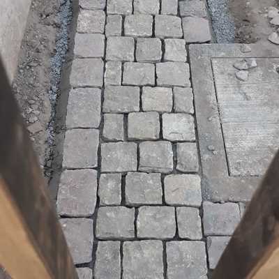 Instalación adoquines