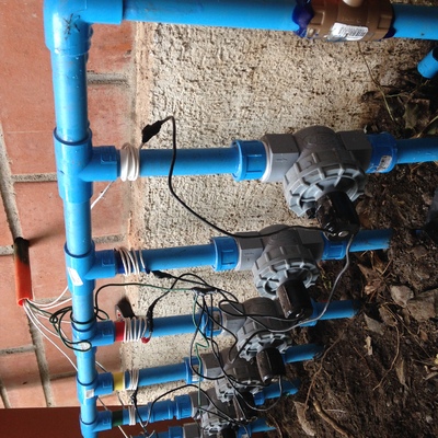 Matriz de riego automático