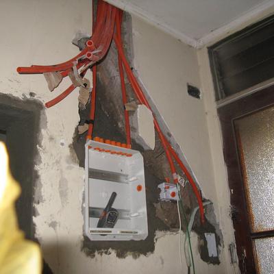 Instalacion del T.D.A. (tableo de distribucion de alumbrdo)