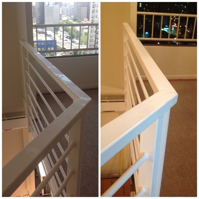 Limpieza de Pieza general y barandas