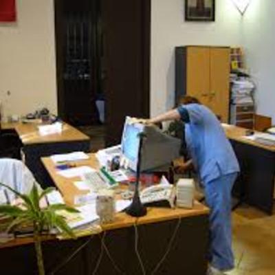 limpieza de equipos  en oficina