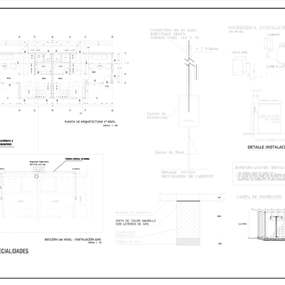 Plano tipo de Especialidades