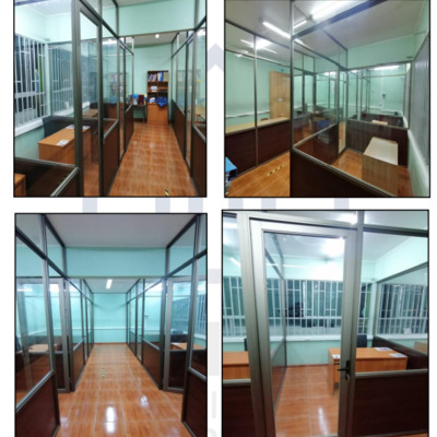 Fabricación e instalación módulos de oficinas.