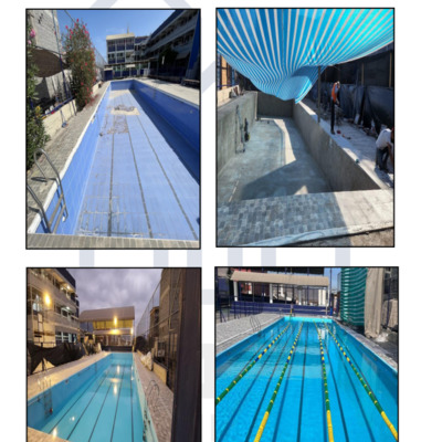 Construcción piscina Colegio NH
