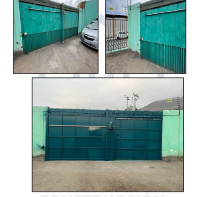 Re-modelación Portón de acceso vehicular