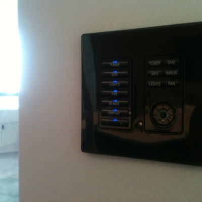 Teclado control a muro