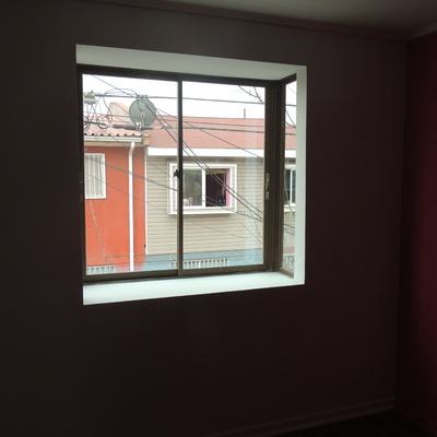 ventana de aluminio tipo bow windows interior