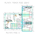 Planta alta de casa de 224m2.