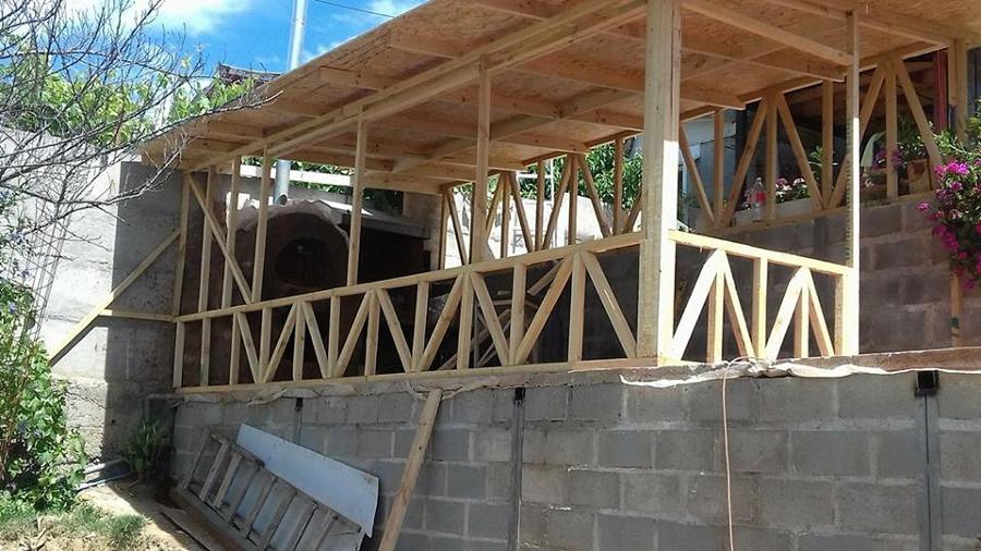 instalacion de frame en zig zag, para asegurar firmeza.