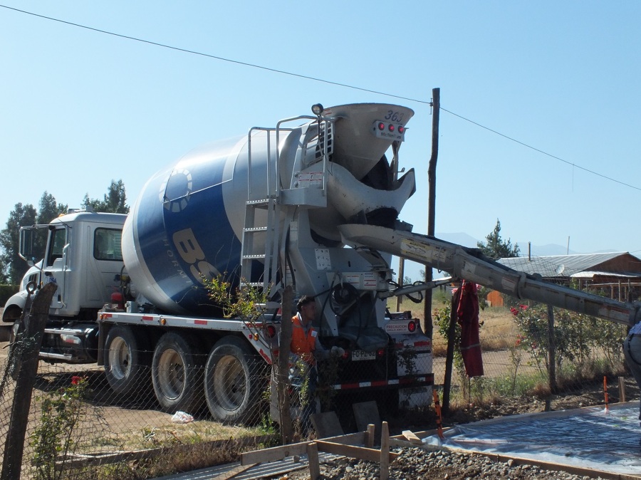 Llegada Hormigón para radier