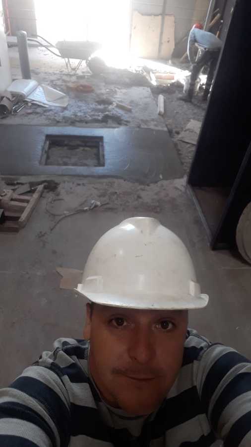 losa de hormigón en tapa de cámaras