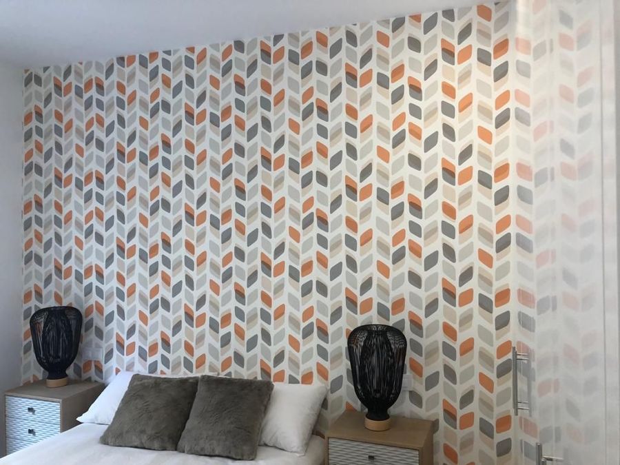 papel mural dormitorio