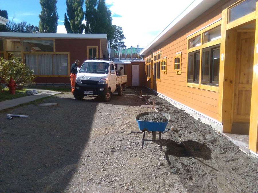 radier, Hormigón, cemento