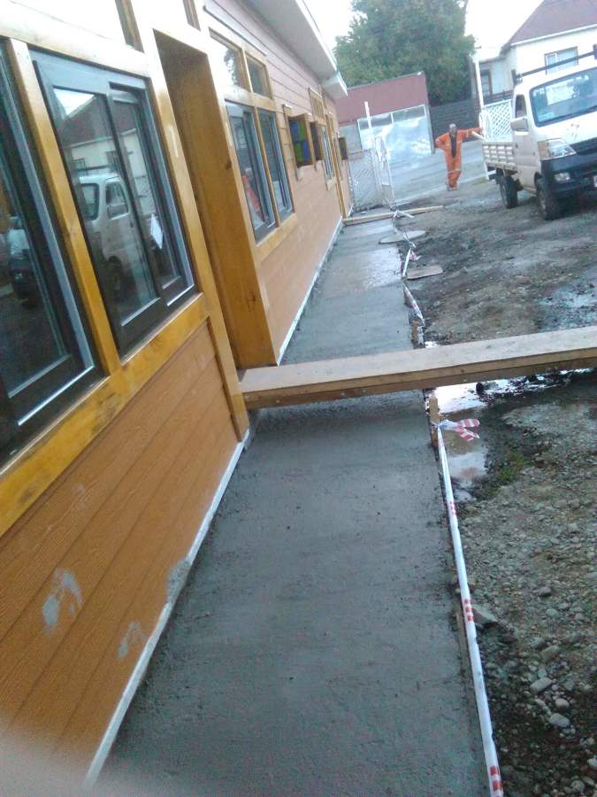 radier, Hormigón, cemento