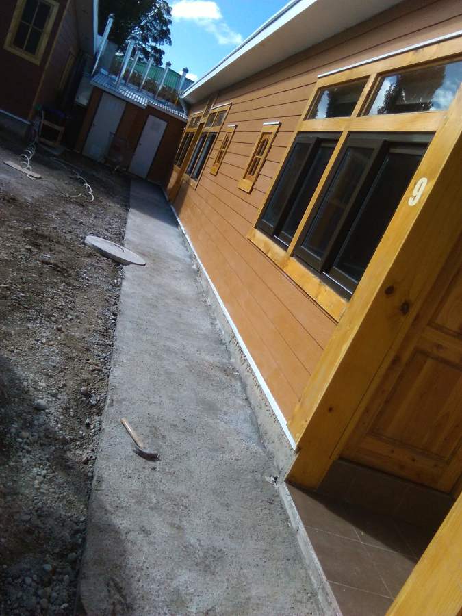 radier, Hormigón, cemento