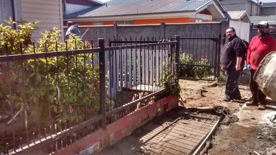 radier, Hormigón, cemento