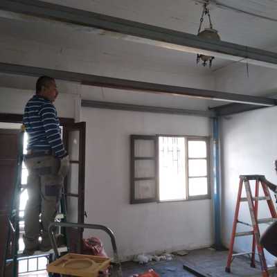 Estructura de soporte para 2do piso de vivienda