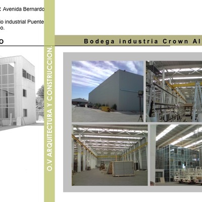 Bodega galpon crown aluminios