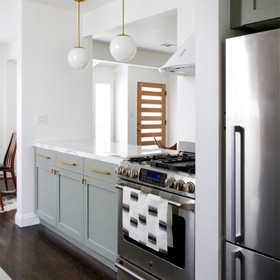 Detalle de encimera y cocina