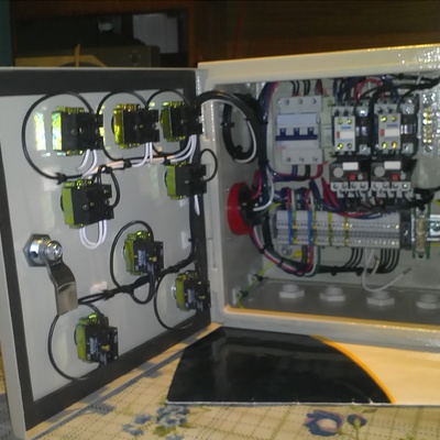 Fabricacion tableros electricos con dos contactos