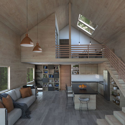 Interiores en madera