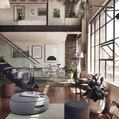 Living con ventiladores