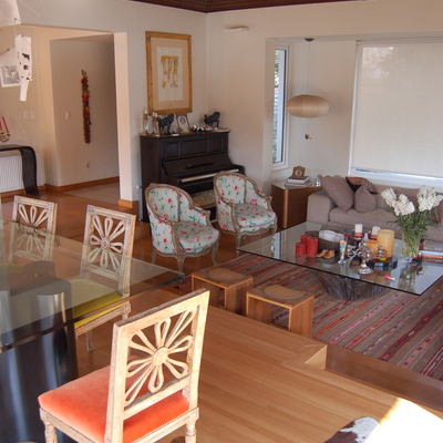 Vista de estar y comedor