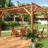 Pérgola de madera 